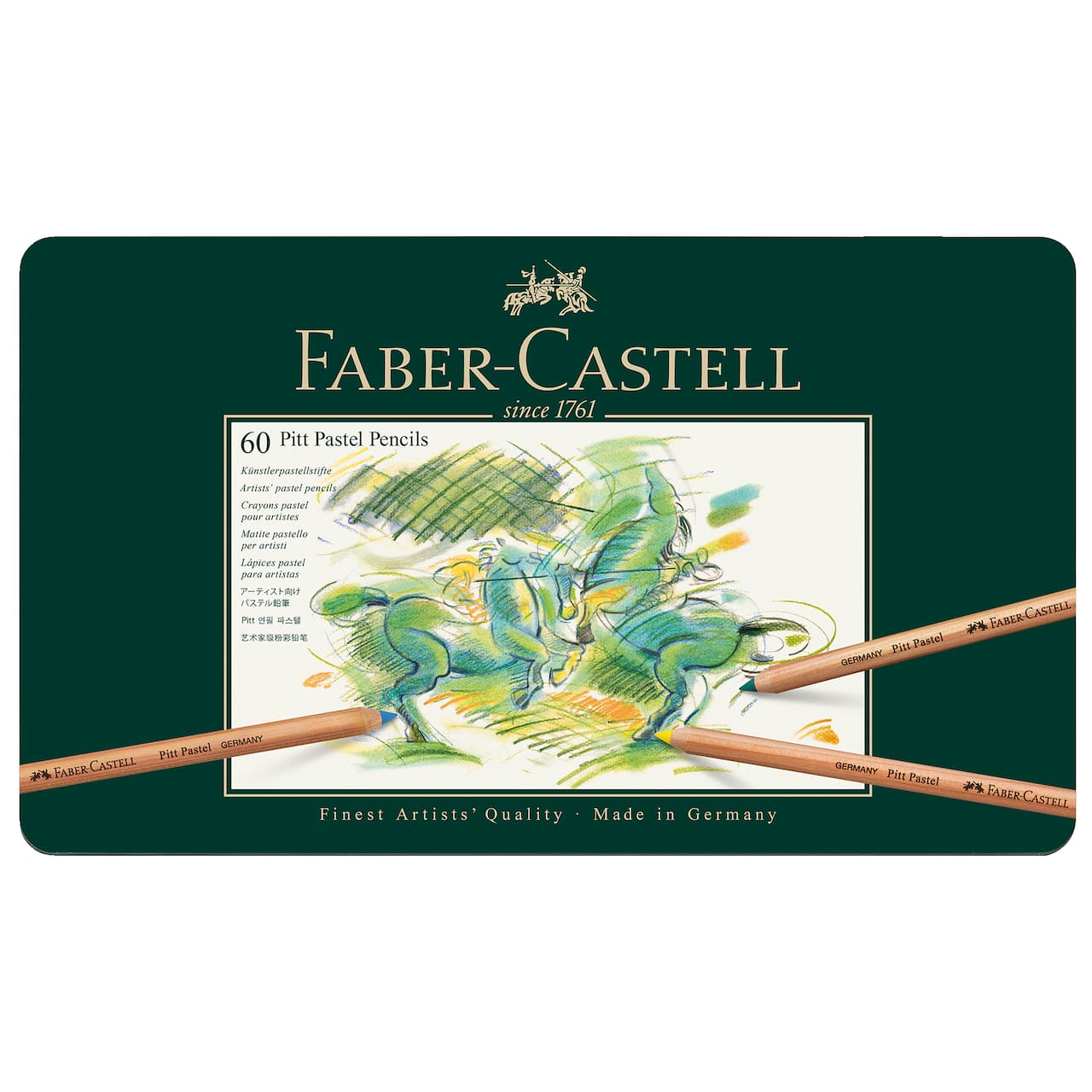 Faber-Castell Pitt 60 Color Pastel Pencil Set